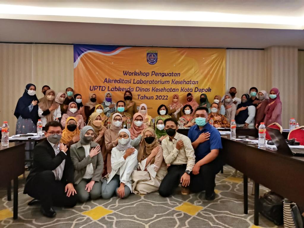 WORKSHOP AKREDITASI LABORATORIUM KESEHATAN UNTUK UPTD LABKESDA KOTA DEPOK