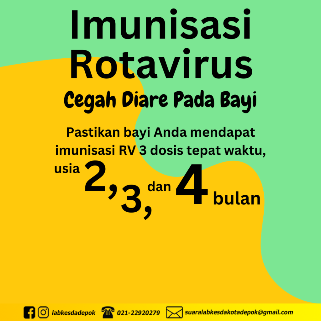 IMUNISASI ROTAVIRUS, MENCEGAH DIARE PADA BAYI
