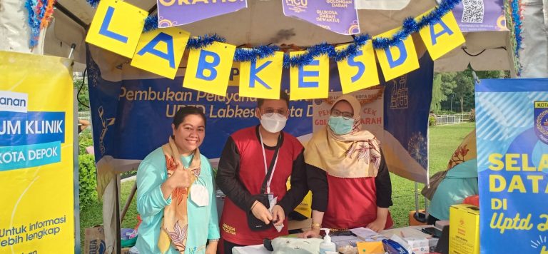 Hari Kesehatan Nasional di Alun-Alun Kota Depok12 Nov 2022