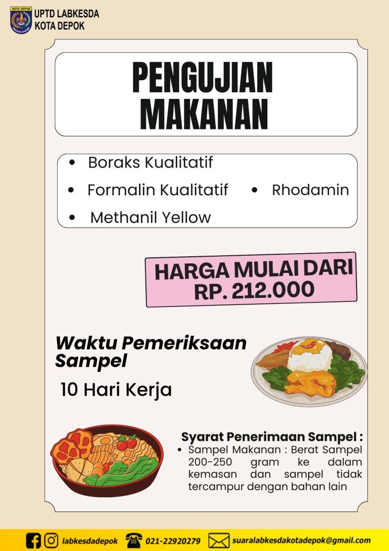 Paket Pemeriksaan Makanan